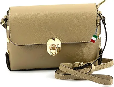 Immagine prodotto di Borsa Florence in pelle taupe e beige D2OTF808C