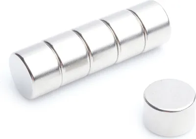 Produktbild von Neodym-Magnete zylindrisch 15 x 10 mm 1 Stück  N38
