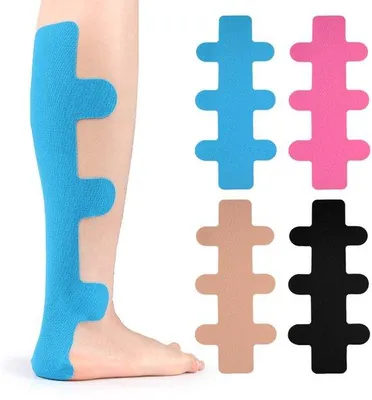 Produktbild von Elastische sporttape fixatieband tape pleister in Beige und Schwarz
