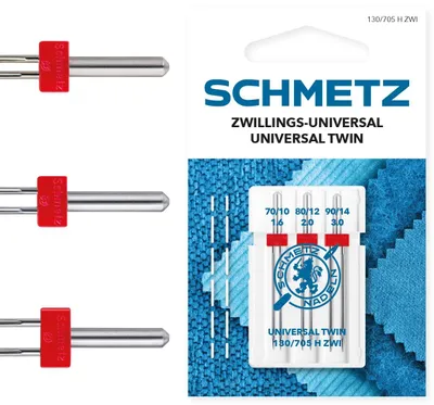 Imagen del producto de SCHMETZ | Aguja universal para máquinas de coser de doble aguja | Clasificación | 3 agujas para máquina de coser