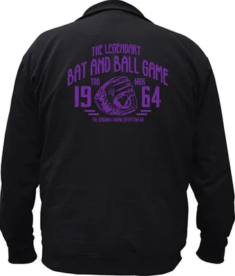 Produktbild von Übergrößen Trainerjacke Legandary Ball Game AHORN SPORTSWEAR Schwarz 3XL
