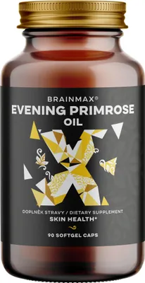 Obrázek produktu pro BrainMax Primrose oil, olej z wiesiołka, 90 kapsułek softgel roślinnych