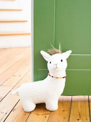 Productafbeelding van Famanu deurstopper voor honden, decoratief, 1 kg zwaar - Alpaca design