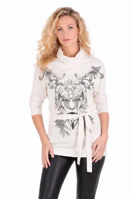 Produktbild von Diesel Damen Pullover "Colima Felpa" Longshirt Creme
