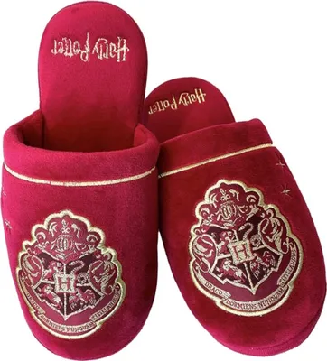 Produktbild von Harry Potter Hausschuhe Hogwarts Gold on Burgundy EU 38-43