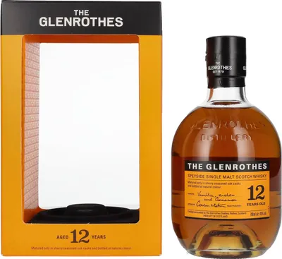 Image de Glenrothes 12 ans Speyside Single Malt Scotch Whisky en coffret cadeau | 40,0 % vol | 0,7 l