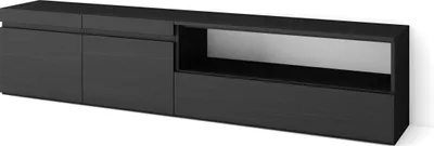 Immagine prodotto di COZY Mobile TV Soggiorno, 200x35x45cm, Per TV fino a 80, Mobile Soggiorno, Nero