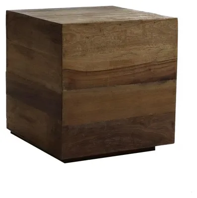 Productafbeelding van Pomax Temba bijzettafel, bruin, afmetingen 45 x 45 x 48 cm