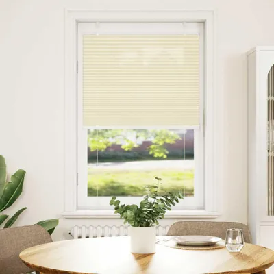Immagine prodotto di vidaXL Tenda plissettata crema 75x100 cm larghezza tessuto 74,4 cm poliestere