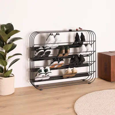 Produktbild von MyWIRE Schuhregal "ALVIER" - schwarz