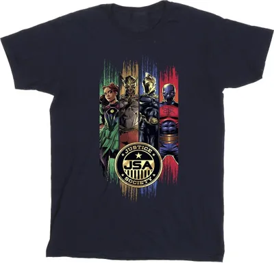 Produktbild von DC Comics - "JSA" T-Shirt für Herren BI13374 (3XL) (Marineblau)