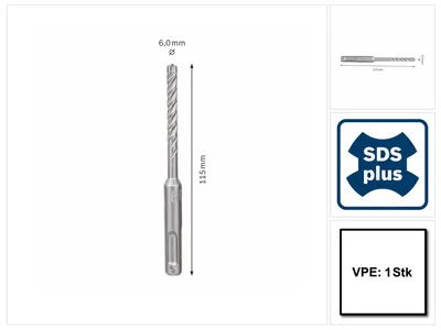 Imagen del producto de Bosch plus-7X, 6 x 50 x 115 mm