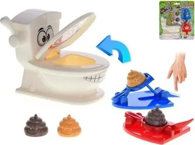 Produktbild von Kacke in die Toilette werfen – ein Kinderspiel