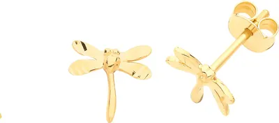 Produktbild von Funkige 9 Karat (375) Gold Damen - Paar Ohrstecker - 7mm*7mm; TRS26706