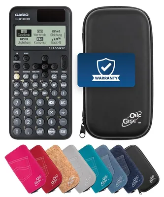 Produktbild von Casio FX-991 DE CW Taschenrechner mit Schutztasche schwarz
