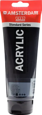 Produktbild von Amsterdam Standard Series Acrylfarbe Tube 250 ml - Oxidschwarz 735
