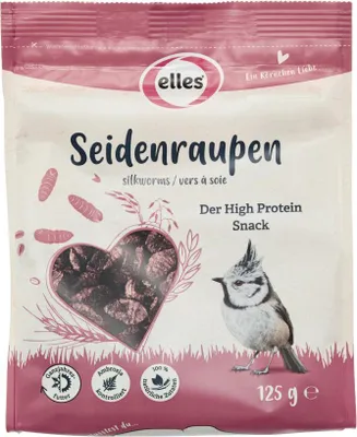 Produktbild von Elles Wildvogelfutter Seidenraupen 125 g