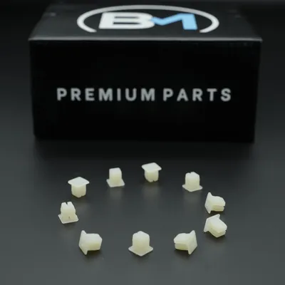 Imagen del producto de 20 clips de fijación para soporte de matrícula, compatibles con Renault GM 8934201262 y 9669486