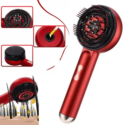 Produktbild von Kopfhaut Massagebürste Elektrisch, Kopfmassage Elektrische, Elektrische haarbürste damen zur Massage und Kopfhautpflege, 3 stufig einstellbar