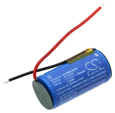 Zdjęcie produktu dla TECHTEK Bateria kompatybilny z [Bose] 423729, SoundSport Free Charging Case zastępuje NTA3522