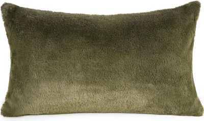 Immagine prodotto di EUROFIRANY | Fodera per cuscino - 30x50 cm - verde oliva - Fodera decorativa - rettangolare con cerniera