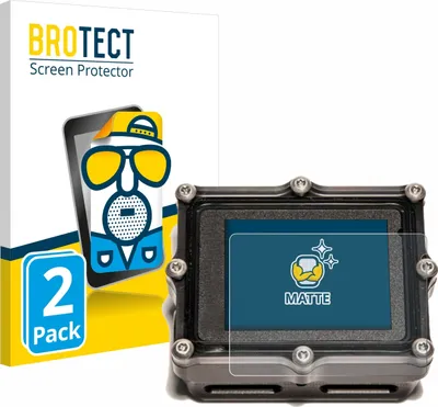 Produktbild von 2x BROTECT Schutzfolie für Shearwater Petrel 2 dive computer Displayschutz Displayschutzfolie Folie Matt Entspiegelungsfolie