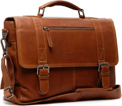 Produktbild von The Chesterfield Brand Businesstasche Laptoptasche mit Laptopfach Imperia Laptopbag Cognac hellbraun