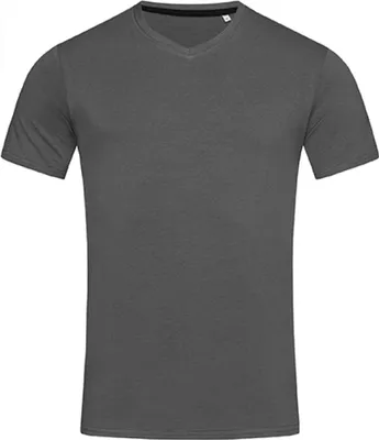 Produktbild von Stedman ST9610 | V-Neck Clive Herren T-Shirt - Farbe: Slate Grey (Solid) - Größe: 3XL