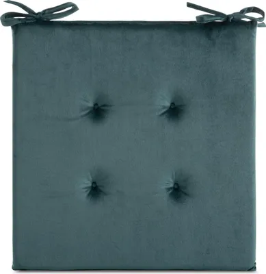 Produktbild von EUROFIRANY | Sitzkissen - 40 x 40 cm - blaues Stuhlkissen - für den Innenbereich