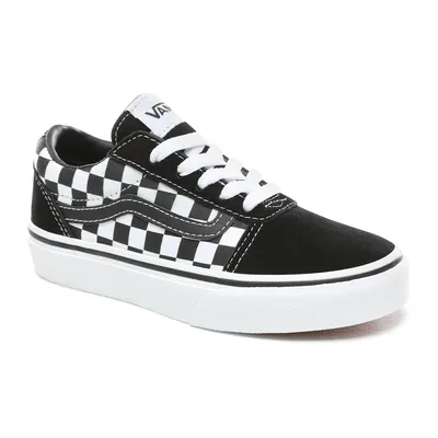 Produktbild von Vans Ward, Männlich, Kind, Modische Sneakers, Schwarz, Weiß, Muster, Schnürverschluss