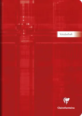 Produktbild von Clairefontaine Vokabelheft DIN A5 2-spaltig liniert 32 Blatt zufällige Farbe 1Stück