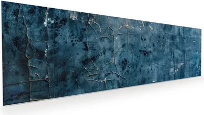 Produktbild von Glasbild 120x40cm in XXL für Wohnzimmer, Schlafzimmer Motiv Verwitterte Wand