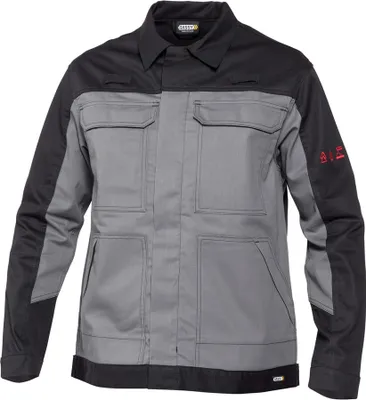 Produktbild von DASSY® Kiel Multinorm Arbeitsjacke GRAFITGRAU/SCHWARZ Gr.M Länge: STANDARD