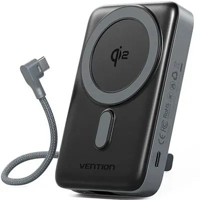 Immagine prodotto di Vention Fkhh0 Powerbank Nero  Nero Taglia unica