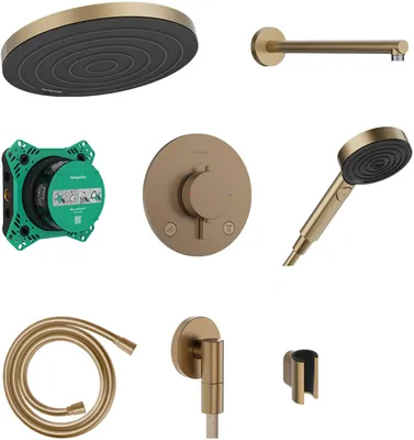 Produktbild von Hansgrohe Pulsify S Doucheset Brushed Bronze