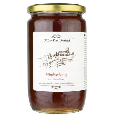 Produktbild von Himbeerhonig, Sweet Land, 1 kg, natürlich, aromatisch
