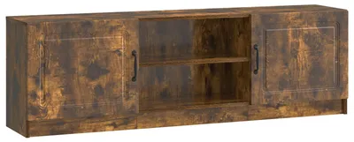 Zdjęcie produktu dla Szafka pod telewizor vidaXL, dąb wędzony, 150 x 31 x 47 cm, materiał drewnopochodny