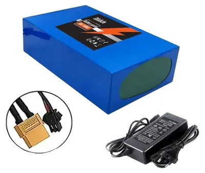Immagine prodotto di Batteria al litio, capacità 100Ah, compatibile con sistemi a 48V, caricabatterie XT60-SM
