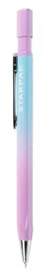 Produktbild von Kugelschreiber aus Metall mit Ombre-Farbverlauf und schwarzer Tinte