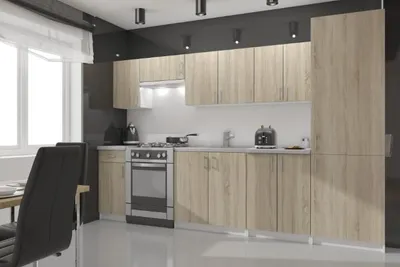 Produktbild von BDW Vorratsschrank Küche, Küchenschrank, Hochschrank, Weiss / Eiche Sonoma