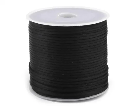 Produktbild von 30m Satinschnur Flechtkordel Kumihimo 1mm, Farbwahl in deinen Lieblingsfarben