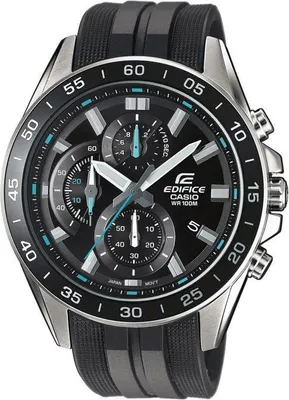 Zdjęcie produktu dla Zegarek Męski Casio Edifice Quartz, Czarna Żywica, Szkło Mineralne, Koperta 53mm x 47mm