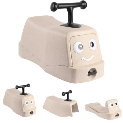 Produktbild von 4 in 1 Babyrutscher, Babyroller, Babyrollbrett für +6 Monaten Beige