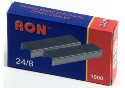 Zdjęcie produktu dla Spony do sešívačky RON, 24/8, 1 000 ks