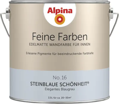 Produktbild von Alpina Feine Farben konservierungsmittelfrei Steinblaue Schönheit 2,5 L
