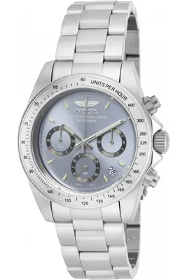 Zdjęcie produktu dla Invicta Speedway ILE9211A Zegarek Męski - Mechanizm Kwarcowy - Stal Nierdzewna z Szarym Tarcza - 39 mm