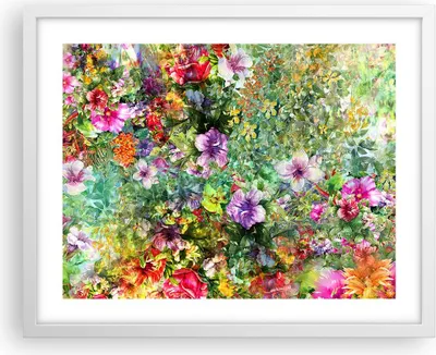 Produktbild von Gerahmtes Poster - Weißer Rahmen - blume sommer natur - 50x40 cm - Wand Bild - Wanddeko - Wandbilder - Kunstposter - Wandposter - Bilderrahmen - Bilder - Kunstdruck - Wandbild - P2WAA50x40-3842