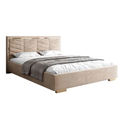 Produktbild von Polsterbett AURORA mit Bettkasten und Metallgestell, 180x200, Royal Velvet 170