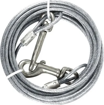 Produktbild von Anlegekabel Karlie plastifiziert 6 mm 5 m silber