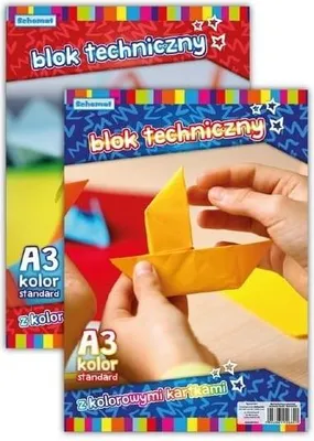 Imagen del producto de Bloc de dibujo A3, 10 hojas, 160g, de colores